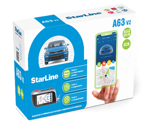 StarLine A63 v2 2CAN+2LIN ECO